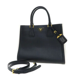 Prada Saffiano Lux tote bag black